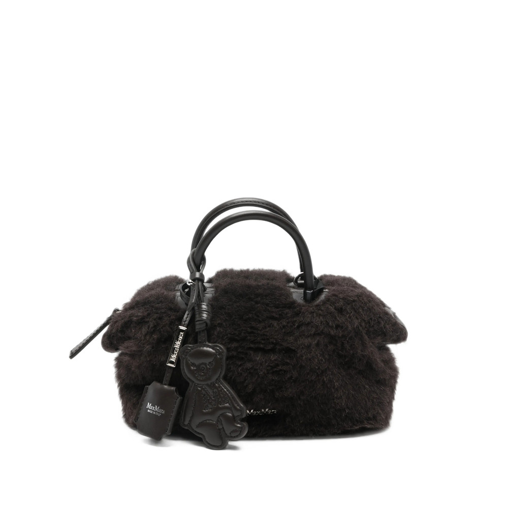 Max Mara MXATedholdalls1 Teddy-texture Bear-charm Tote Bag