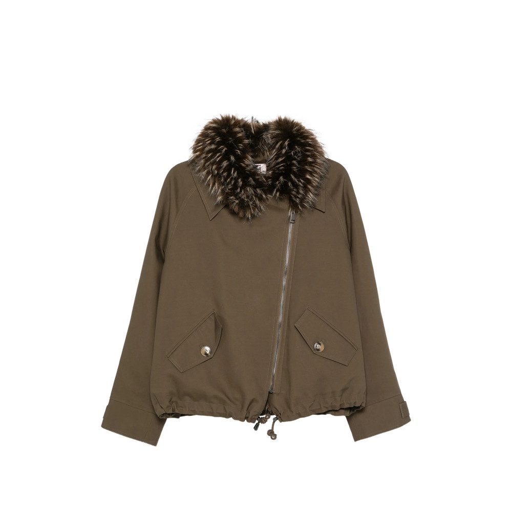 Valentini 1972 Faux-fur Trim Hooded Jacket