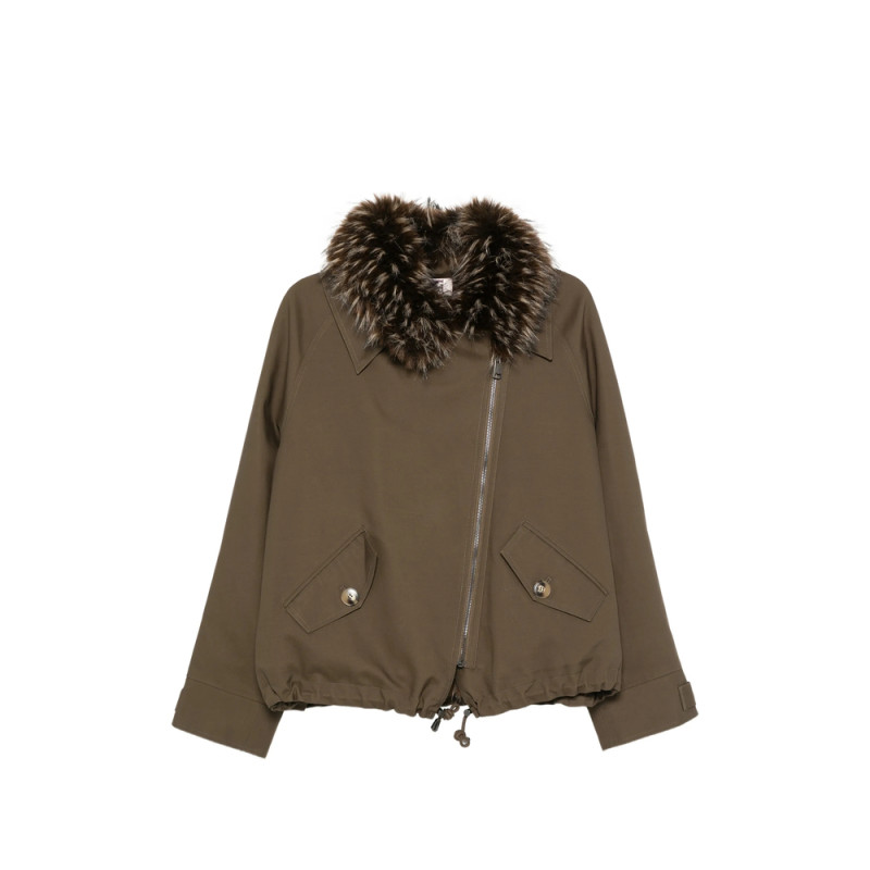 Valentini 1972 Faux-fur Trim Hooded Jacket
