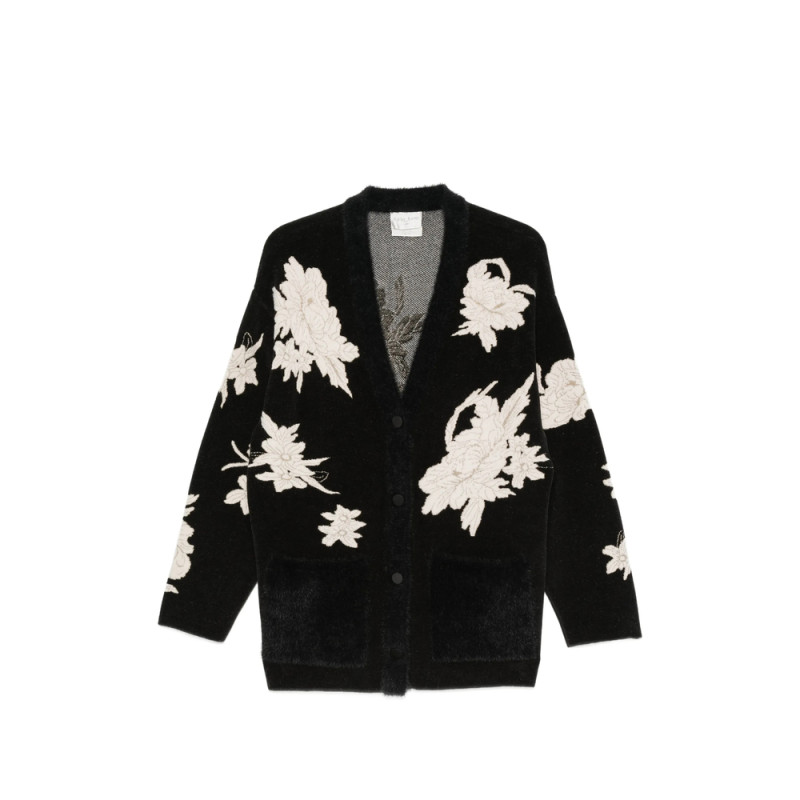 Forte Forte Floral-embroidered Cardigan-style Jacket