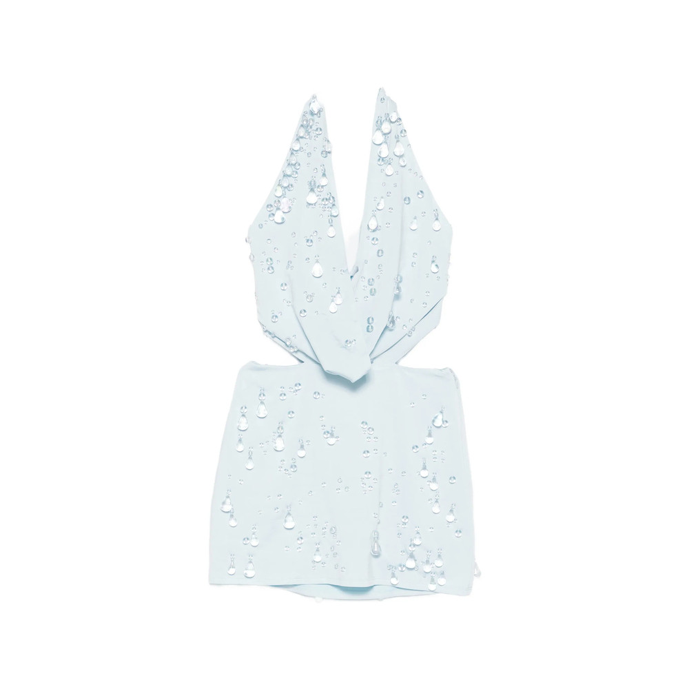 Cult Gaia Cutout Beaded Mini Dress