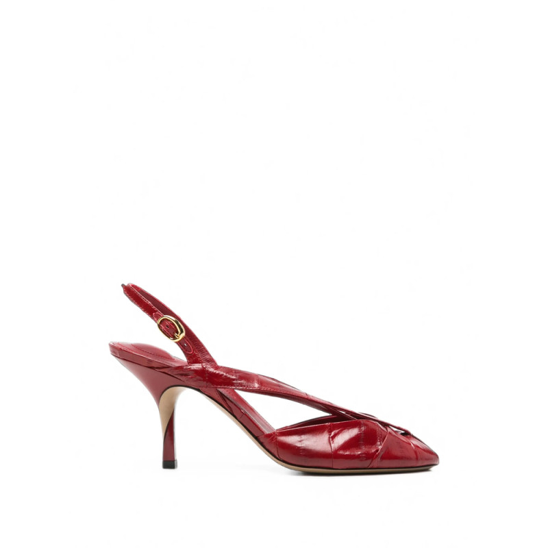Jacquemus The Poisson Leather Slingback Pumps