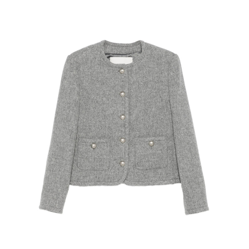 Dunst Button-detailed Patch-pocket Jacket