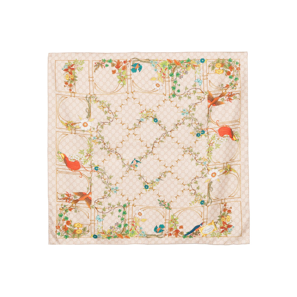 Gucci Printed Silk Scarf