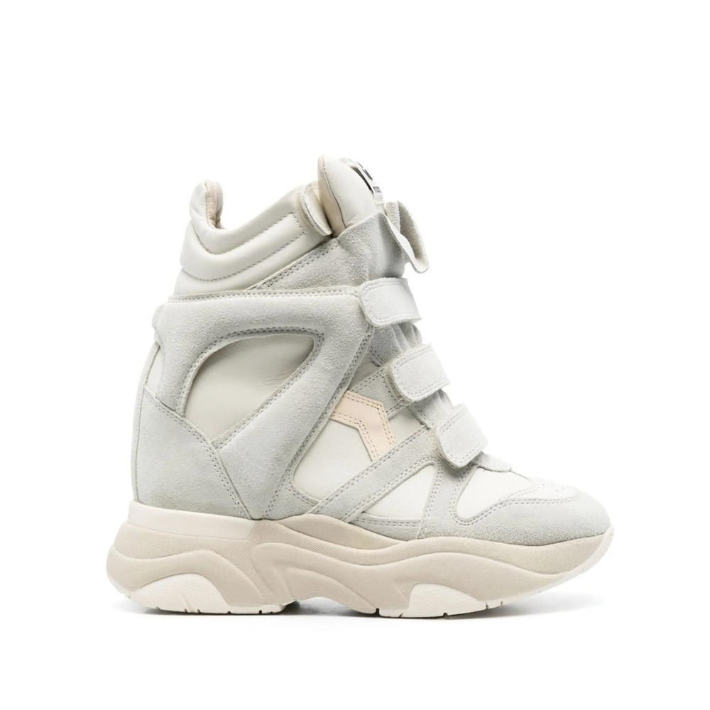 Isabel Marant Balskee High-top Leather Sneakers