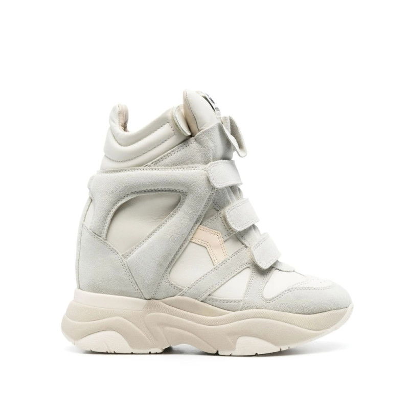 Isabel Marant Balskee High-top Leather Sneakers
