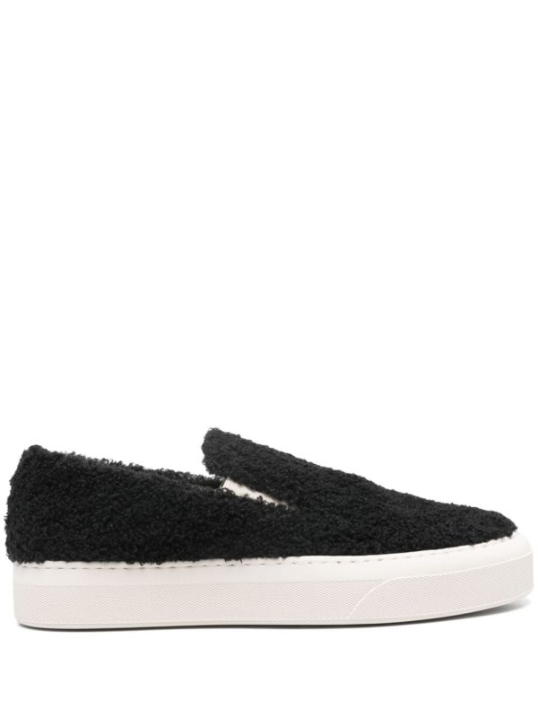 faux-shearling loafers