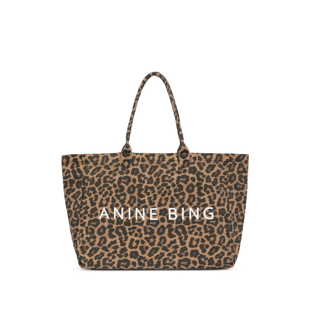 Anine Bing Leopard-print Tote Bag