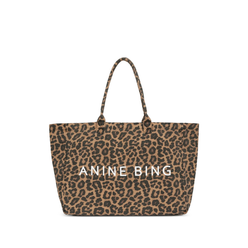 Anine Bing Leopard-print Tote Bag