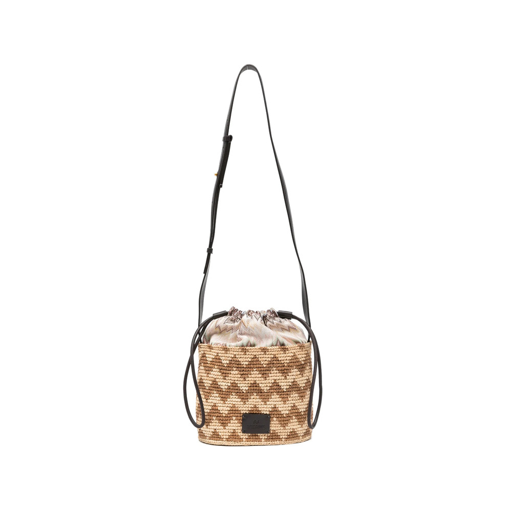 Missoni Zig-zag Top Handle Bucket Bag