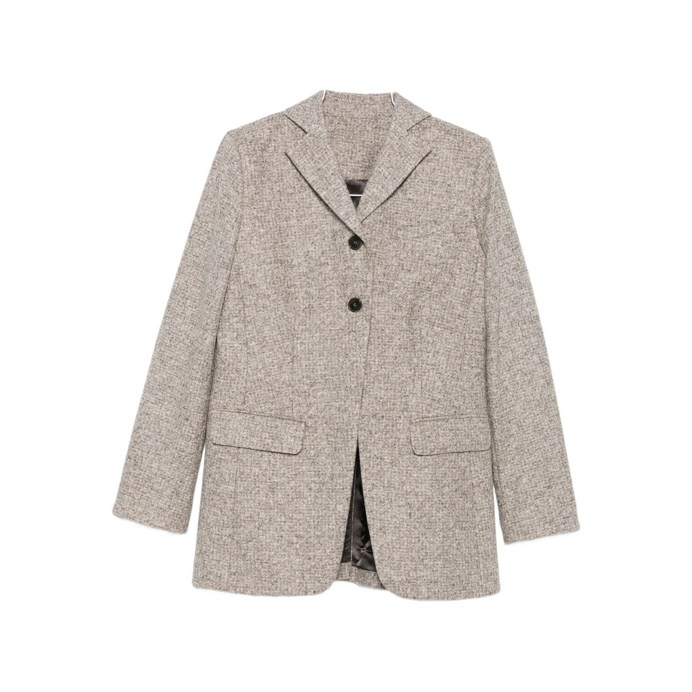 Mark Kenly Domino Tan Notched-pocket Jacket