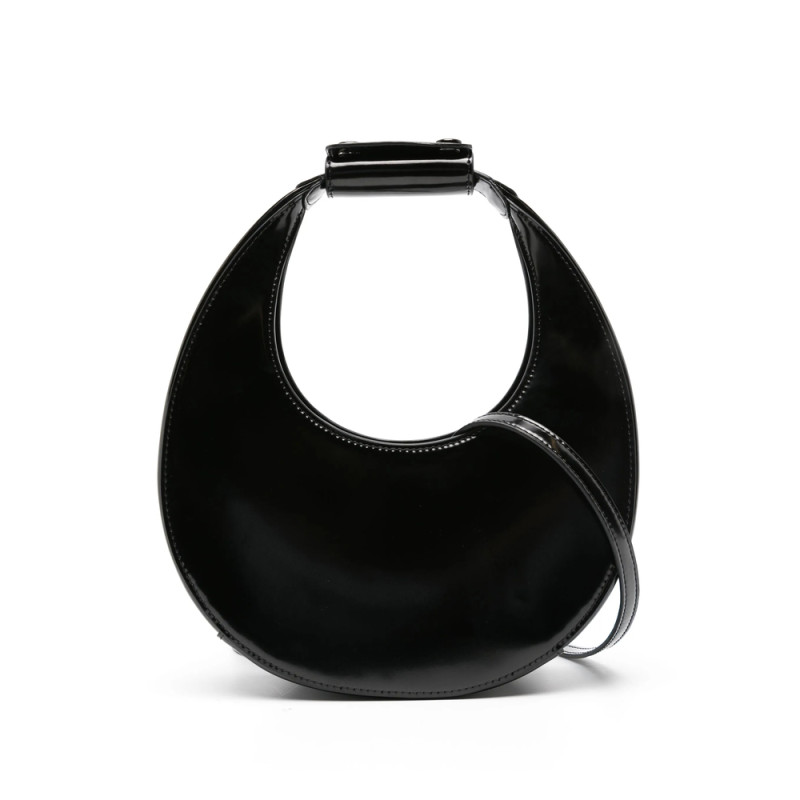 Staud Mini Moon Patent Leather Bag