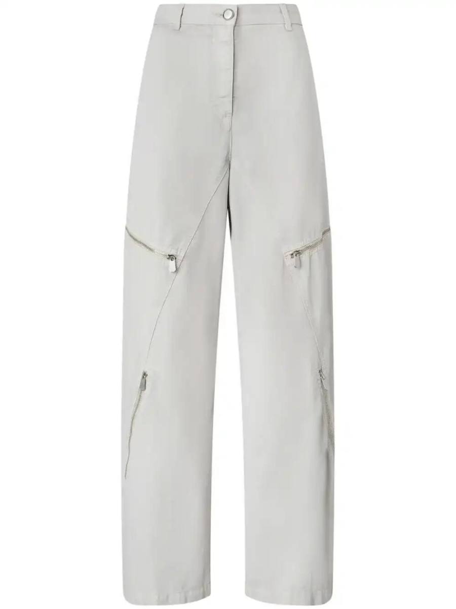 straight-leg trousers