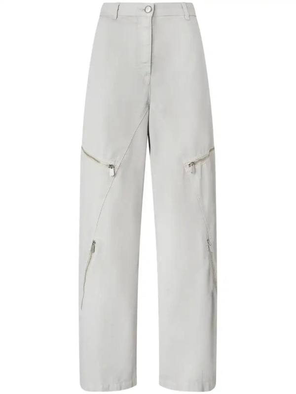 straight-leg trousers