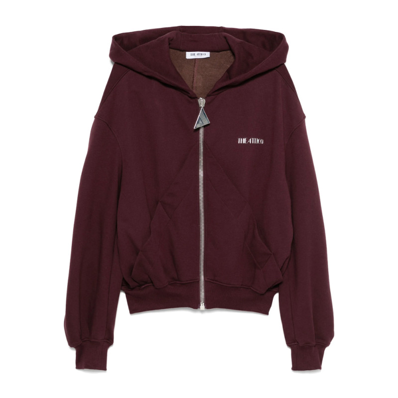 The Attico Zip-up Hoodie