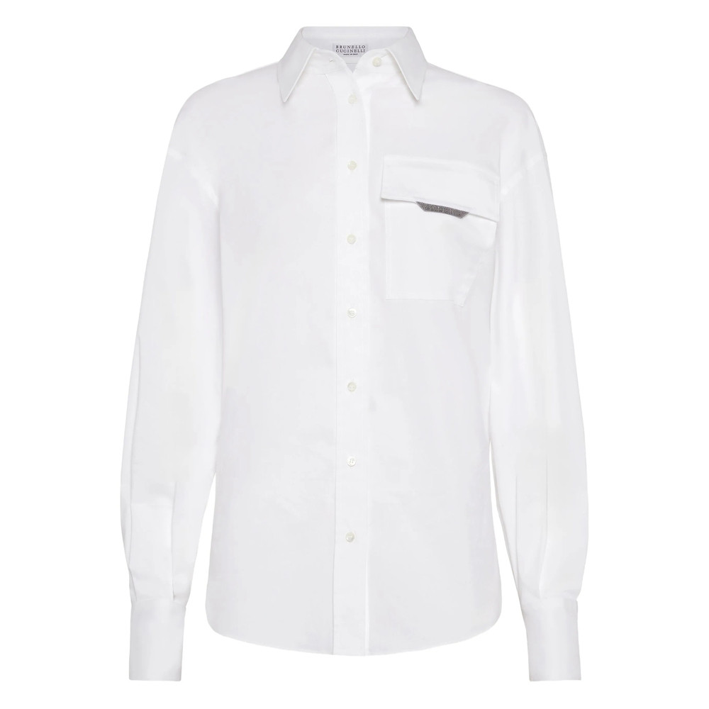 Brunello Cucinelli Long-sleeved Poplin Shirt