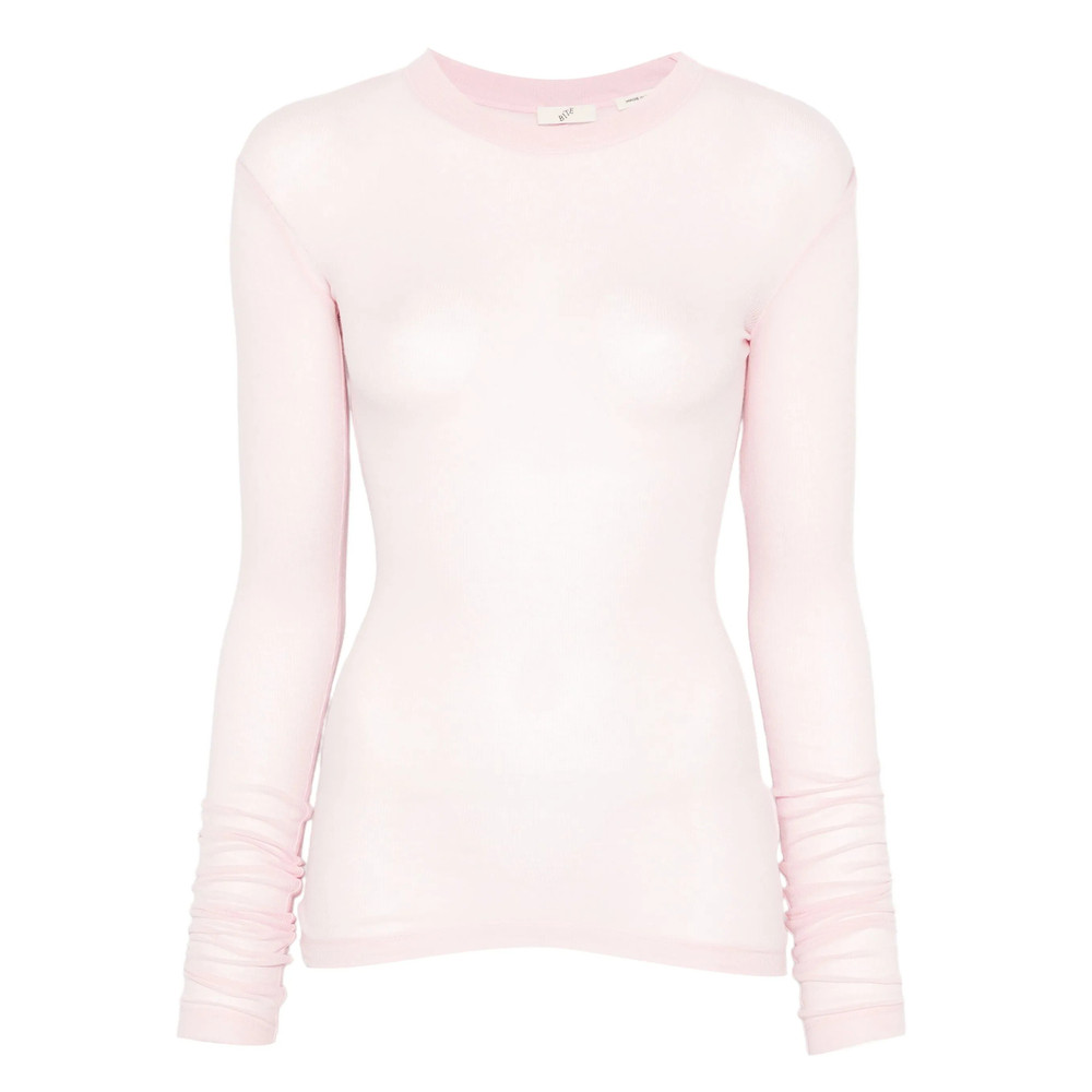 Bite Studios Sheer Long-sleeved Top