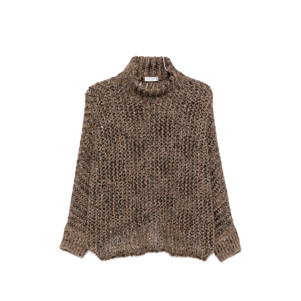 Panicale Sequin-embellished Roll-neck Sweater