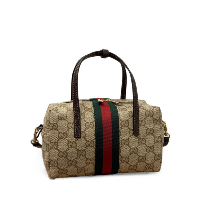 Gucci Mini Boston GG Supreme Tote Bag