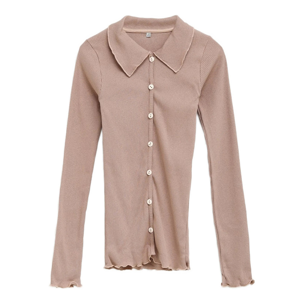 Baserange Iso Ribbed Button Shirt