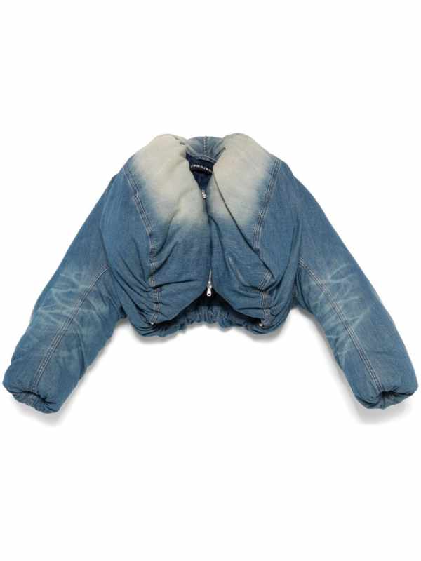 denim puffer jacket