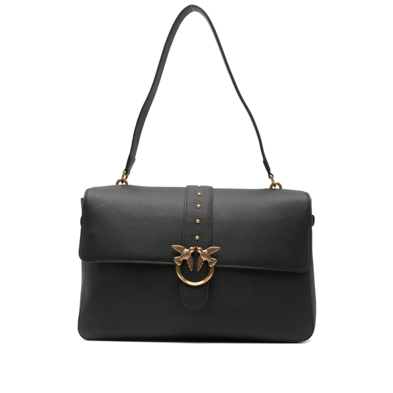 Pinko Love One Leather Shoulder Bag