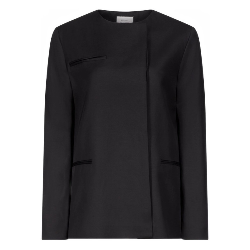 Lou Lou De Saison Bono Asymmetric Welt Pocket Jacket