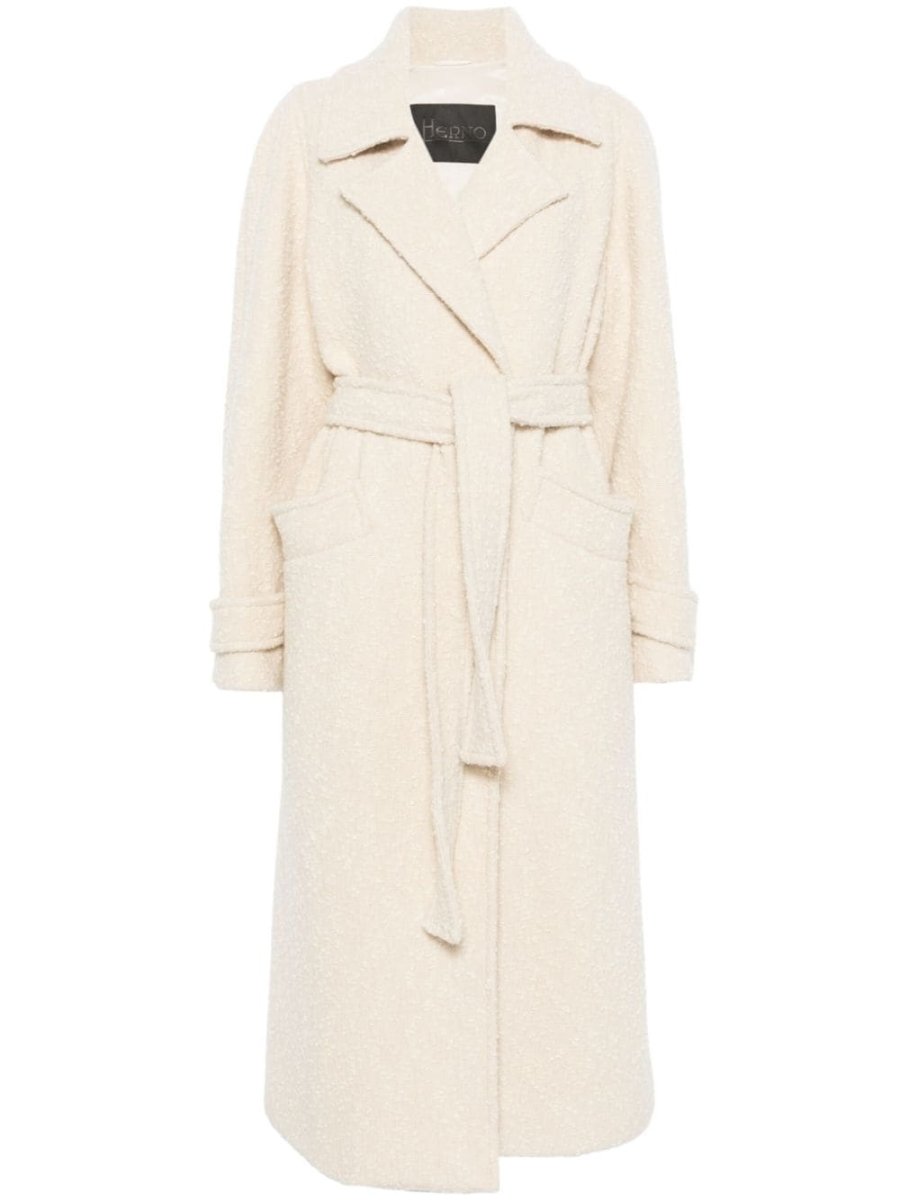 bouclé coat