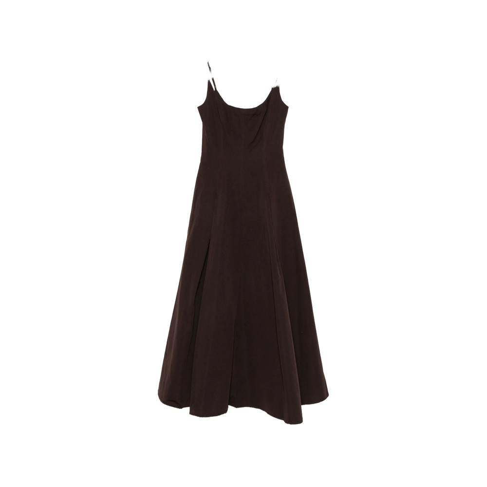 Staud Jill Panneled Flared Dress