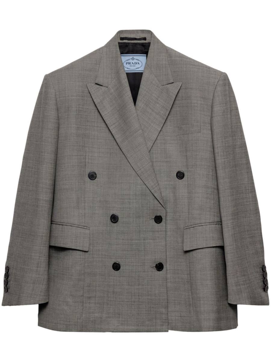double-breasted blazer