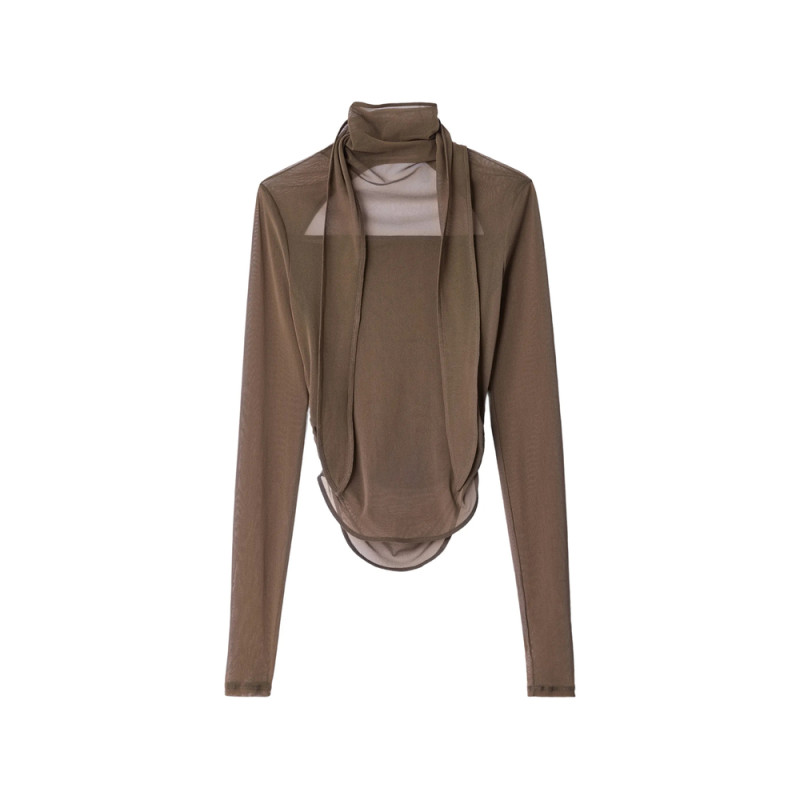 Lemaire Cut-out Pussy-bow Top