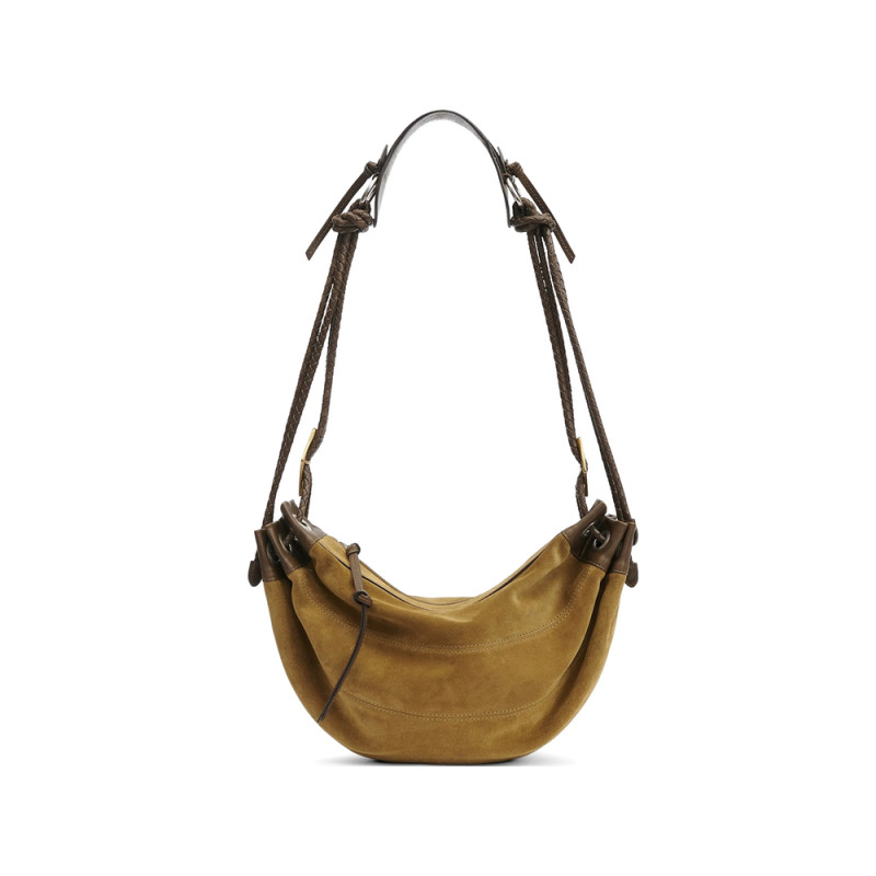 Isabel Marant Medium Maia Half-moon Braided Shoulder Bag