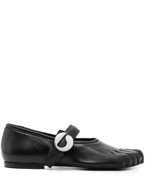 Five-toe ballet flats