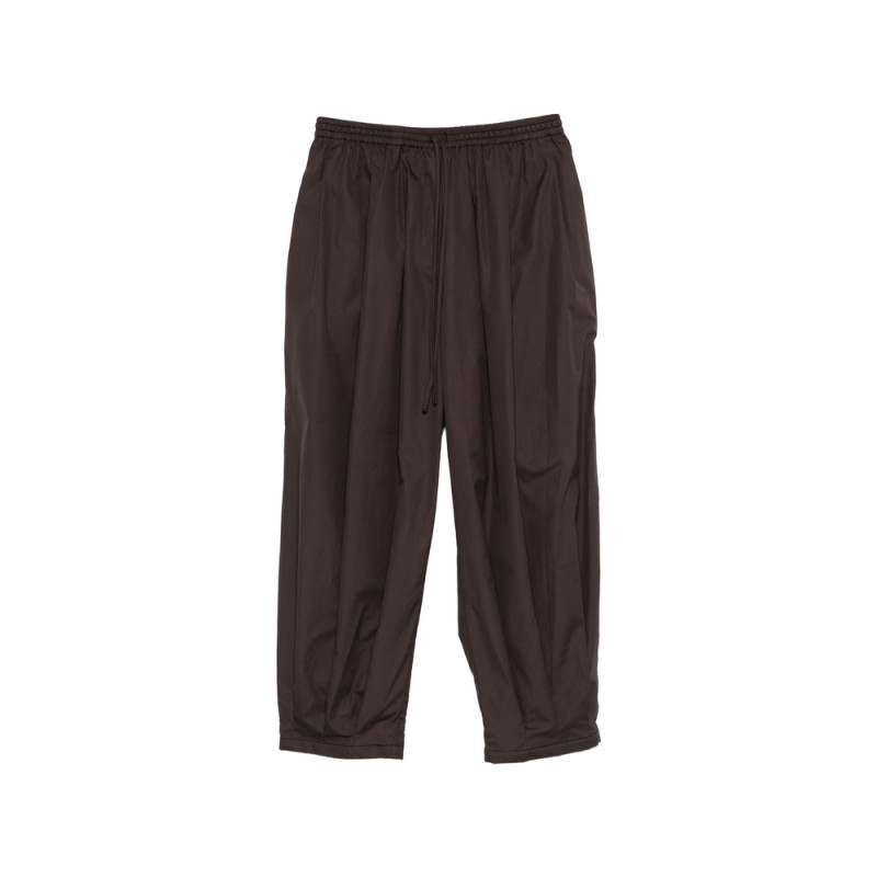 Mark Kenly Domino Tan Paily Drawstring Trousers