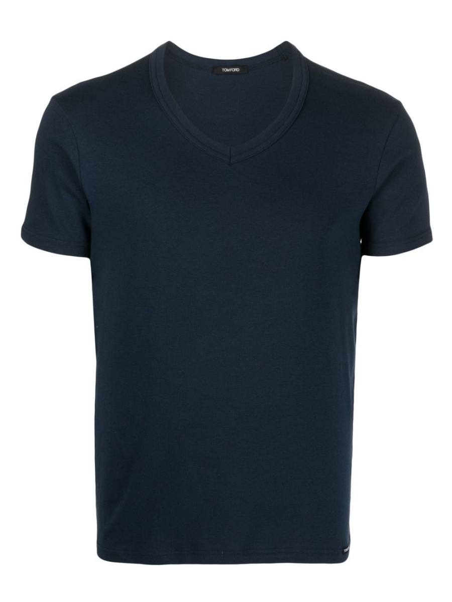 V-neck short-sleeve T-shirt