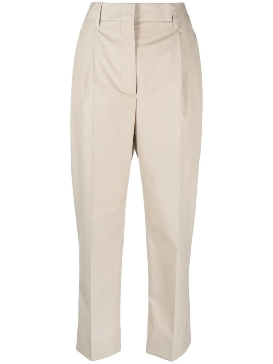 cropped tailored trousers
