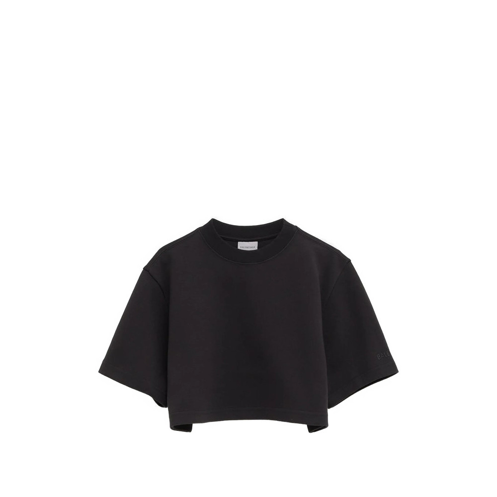 Balenciaga Crew-neck Crop Top
