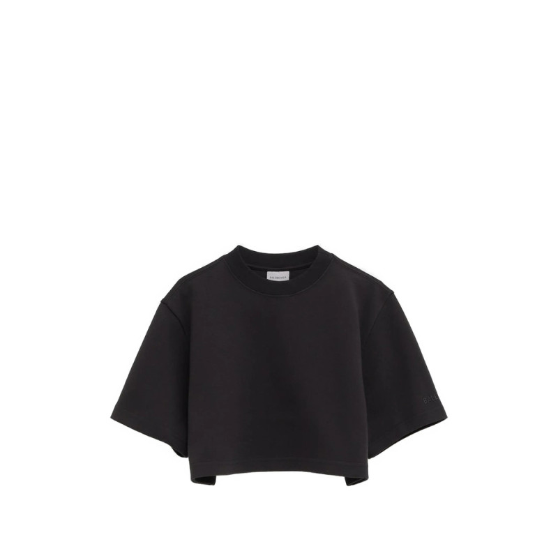 Balenciaga Crew-neck Crop Top