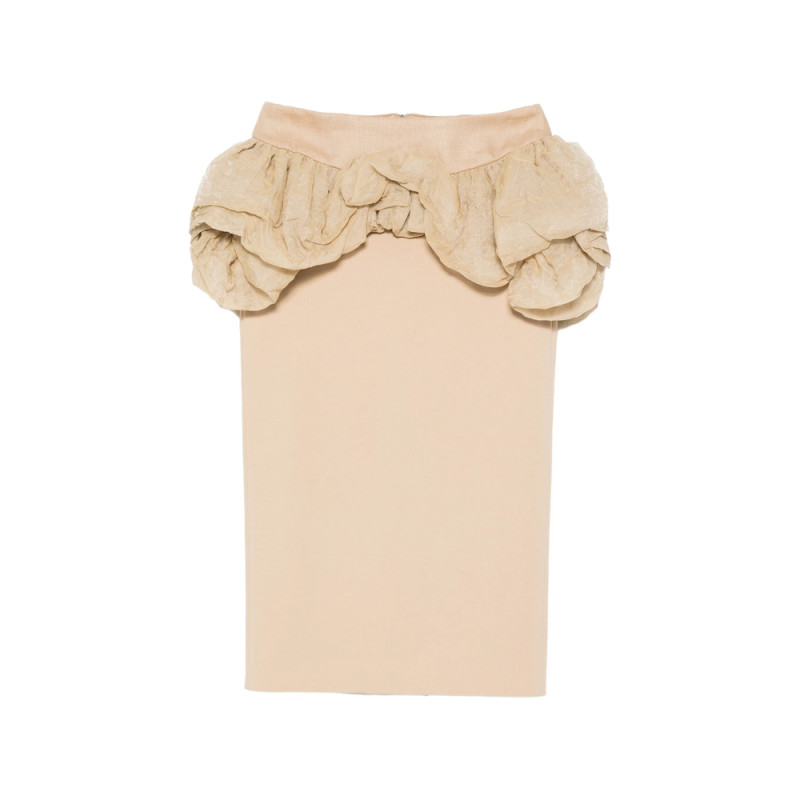 Max Mara Sbaccano Ruffled Midi Skirt