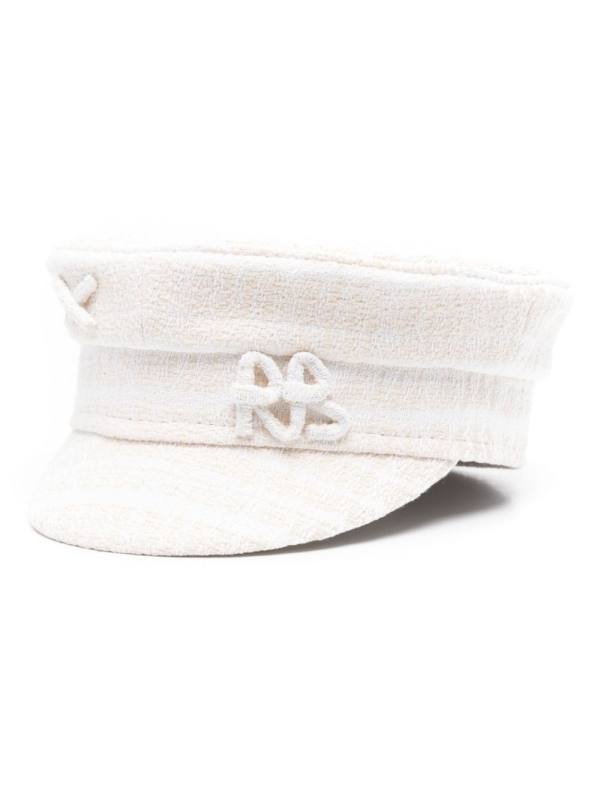 logo-appliqué baker boy hat