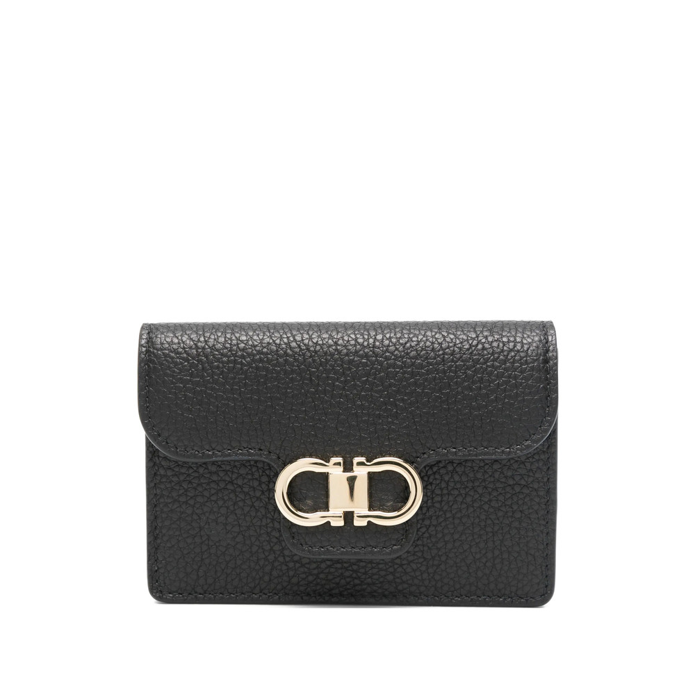 Ferragamo Gancini-plaque Leather Wallet