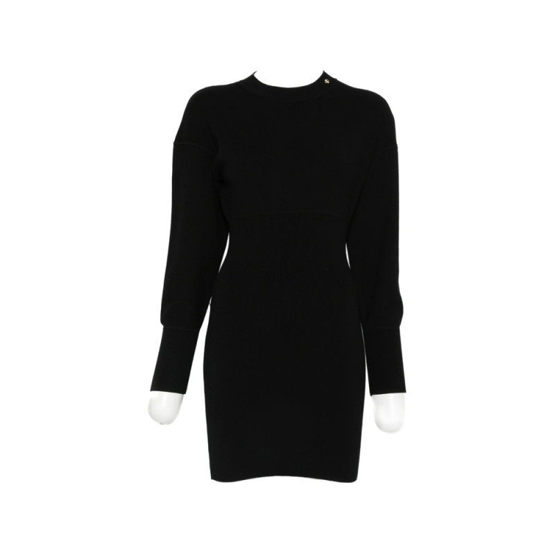 Anine Bing Ribbed-knit Long-sleeve Dress