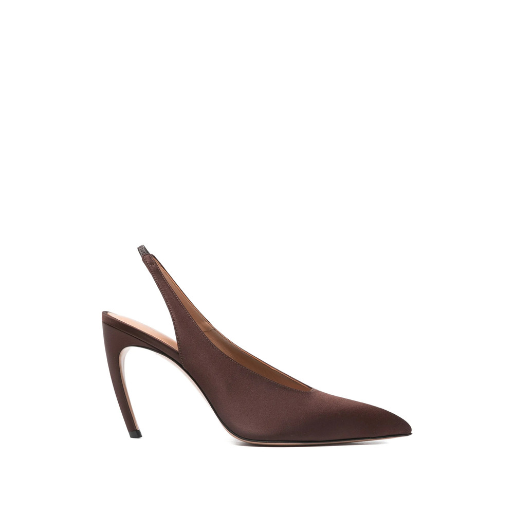 The Attico Viper Pointed Slingback Pumps