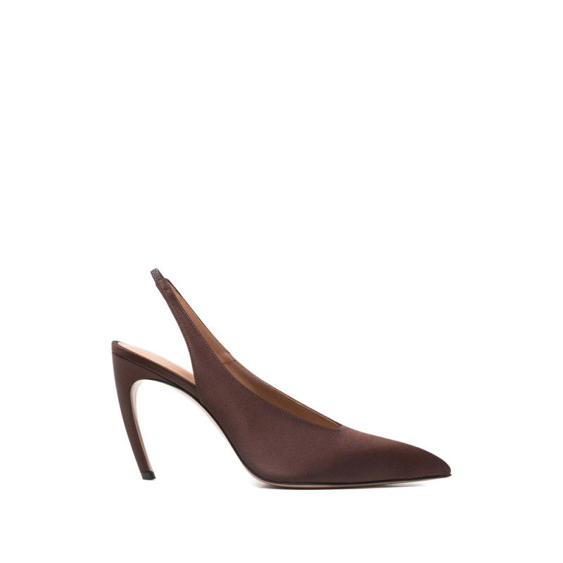 The Attico Viper Pointed Slingback Pumps