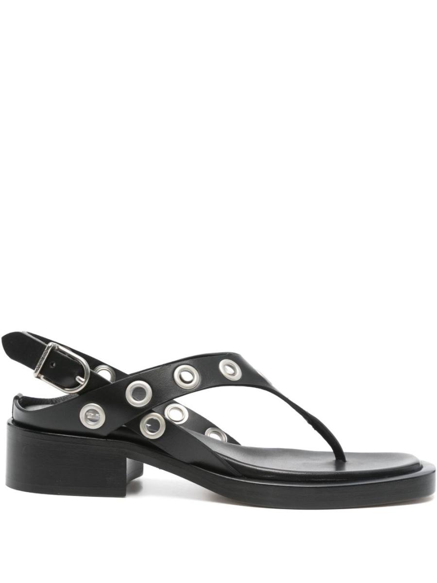 35mm eyelet-detail sandals