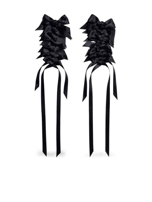 Rosette earrings