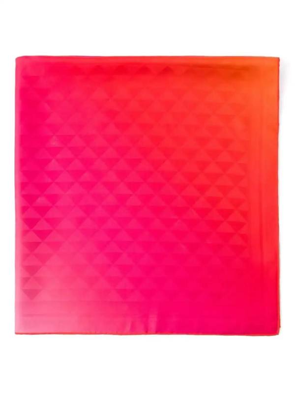 printed silk scarf