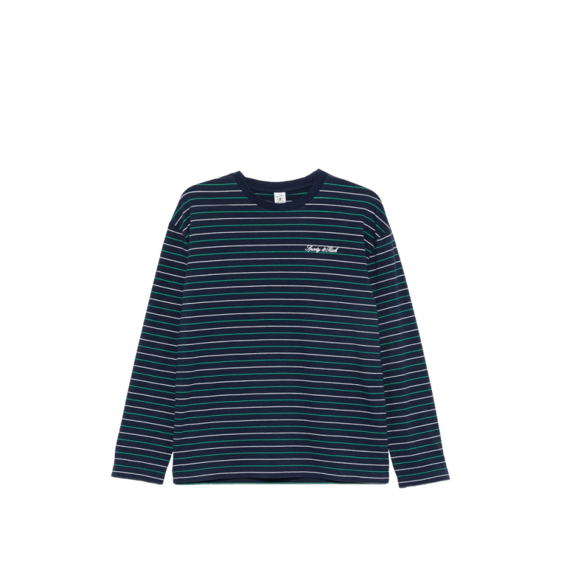 Sporty & Rich Striped-pattern Long-sleeve T-shirt