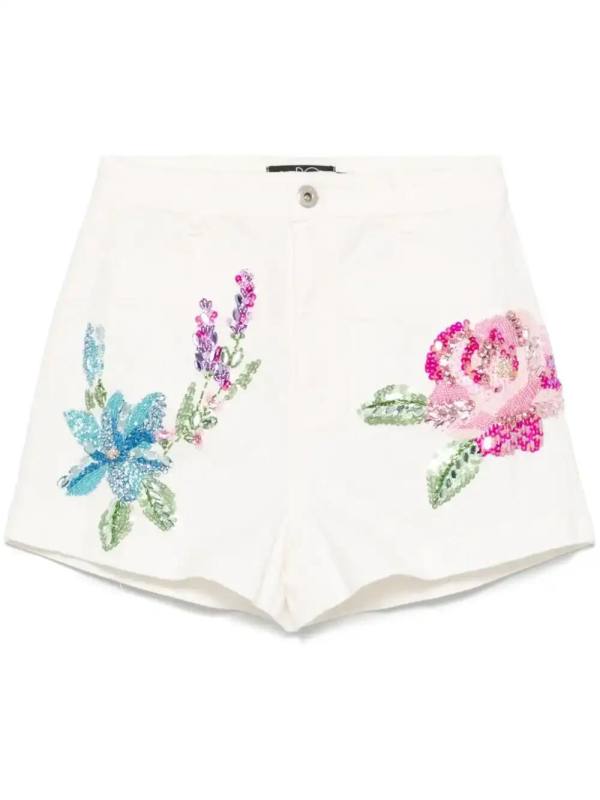 Poppy denim shorts