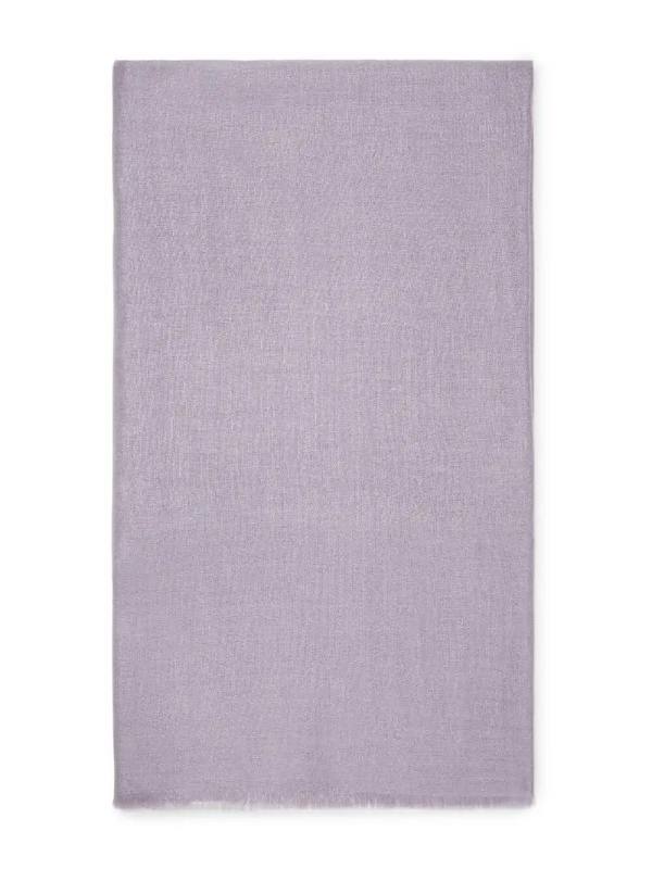 translucent fringe-edge scarf